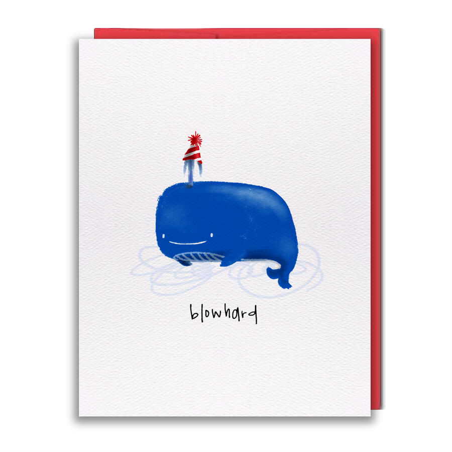 HB002 - Blowhard Greeting Card