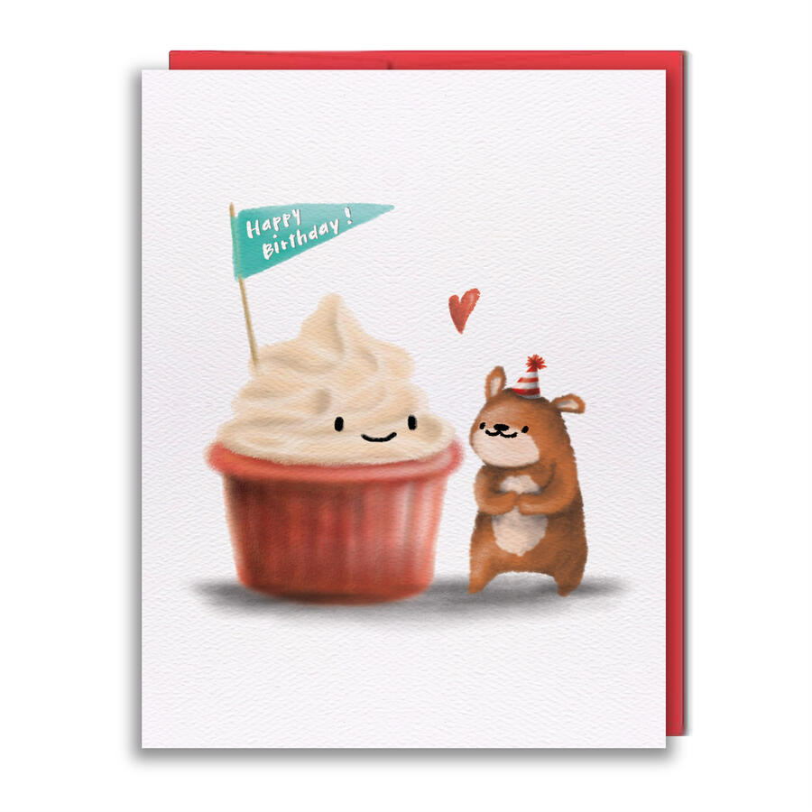HB024 - Giant Cupcake Greeting Card