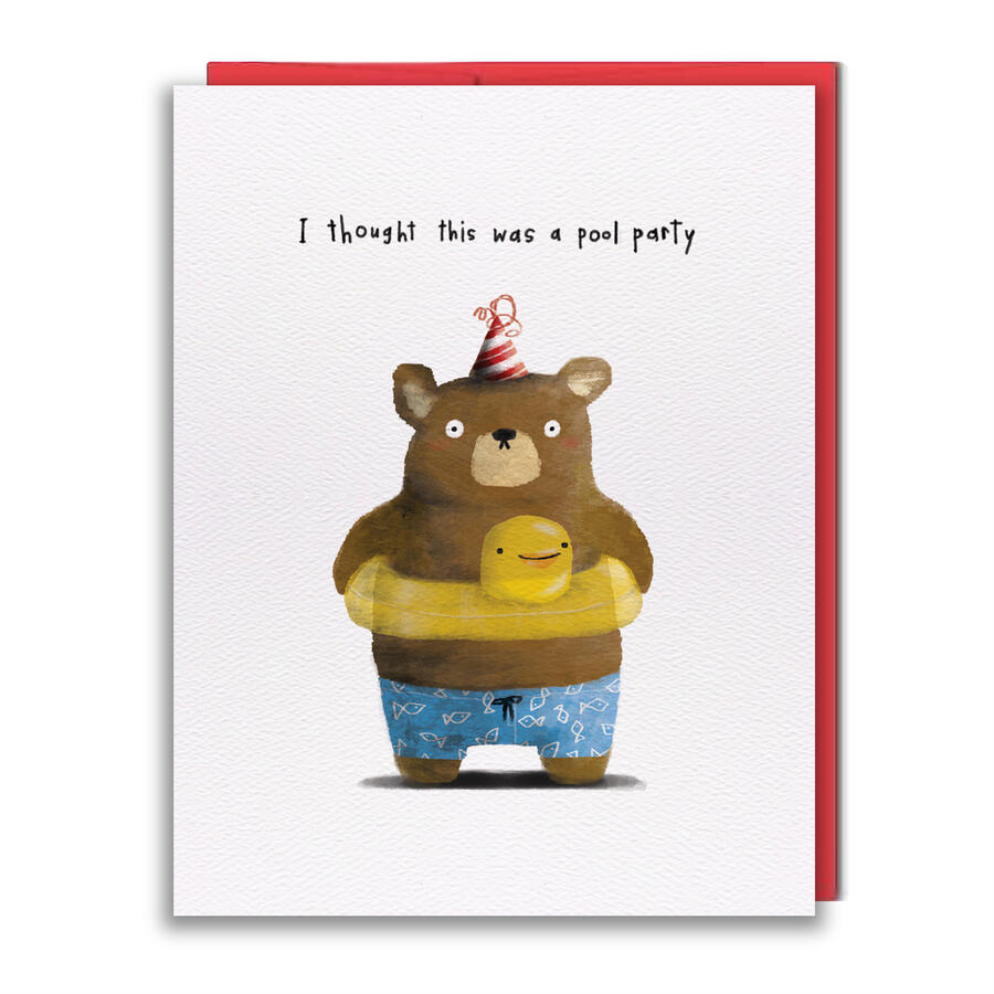 HB033 - Pool Party Greeting Card