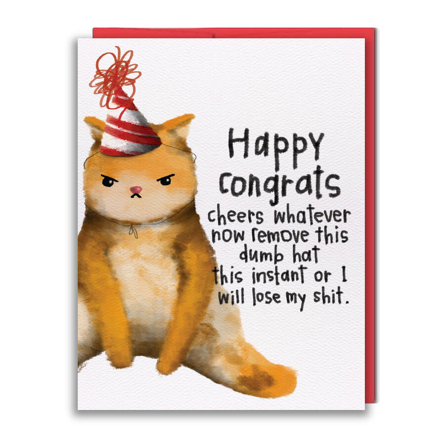 HB 044 - Happy Congrats Greeting Card