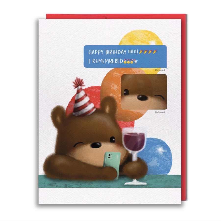 HB037 - I REMEMBERED Greeting Card