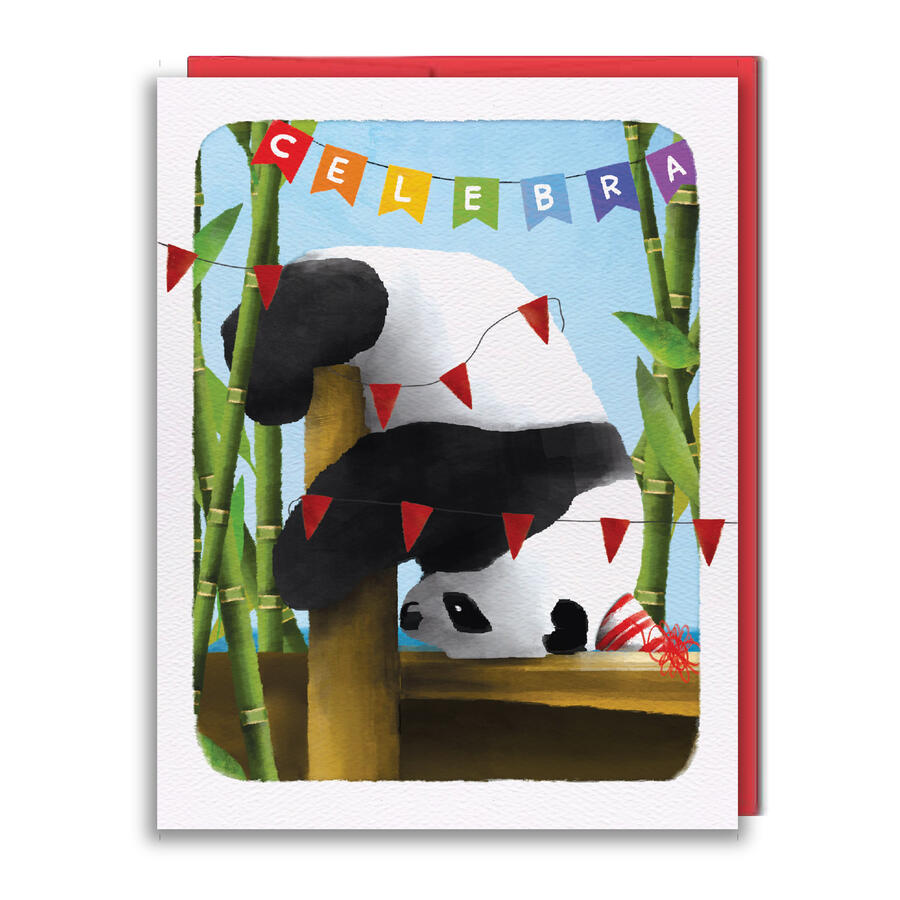 HB045 - Panda Celebrate Greeting Card