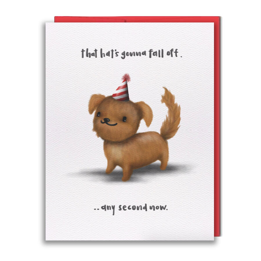 HB025 - Precarious Hat Greeting Card