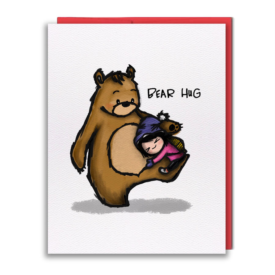 BL002 - Bear Hug Greeting Card