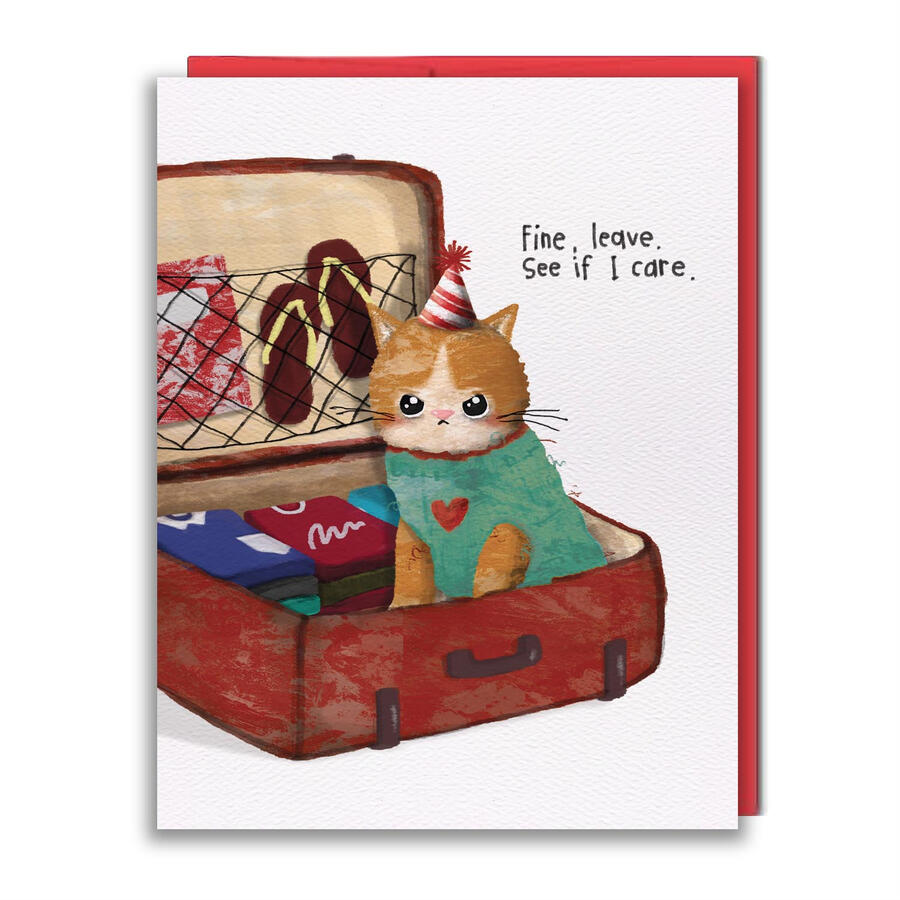 BL034 - Fine, Leave Greeting Card