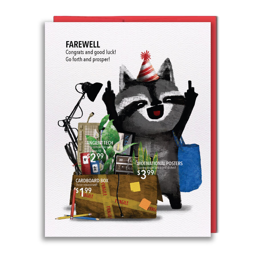 CTLG 001 - FAREWELL Greeting Card