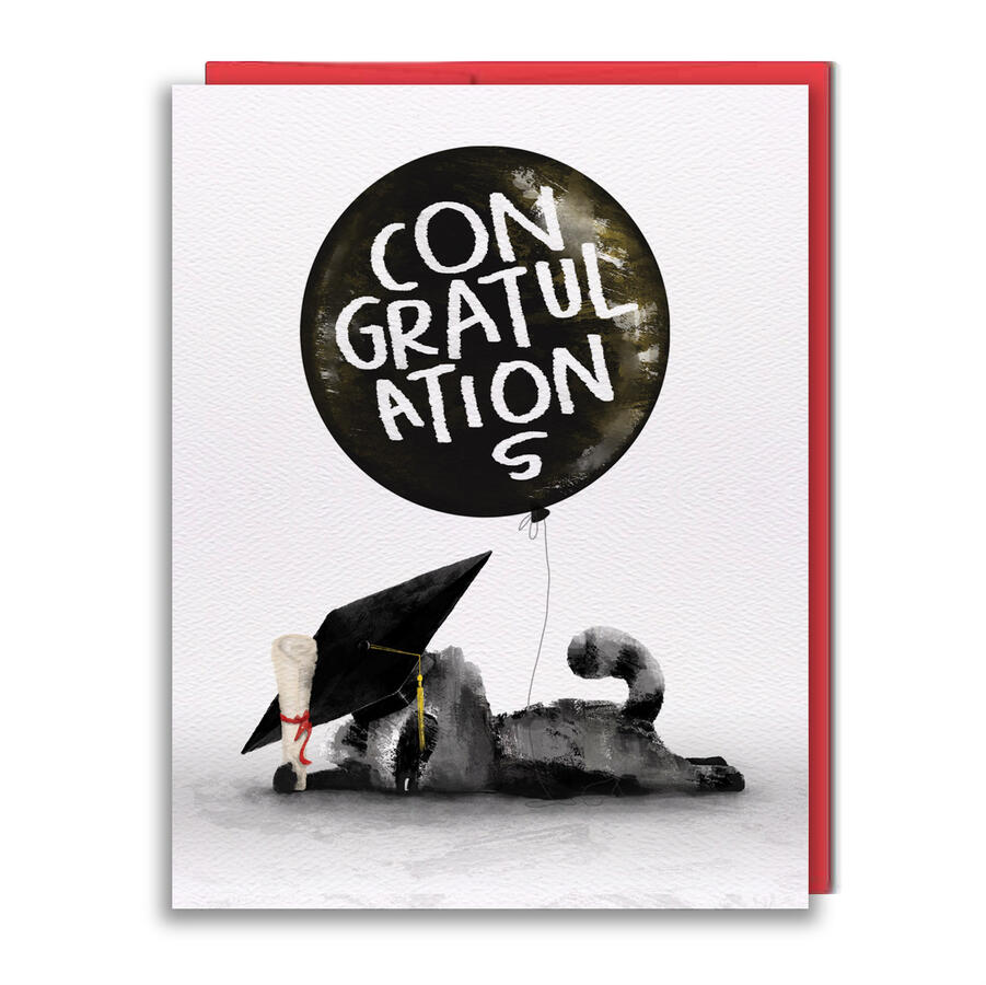 BL035 - Flat Grad Greeting Card