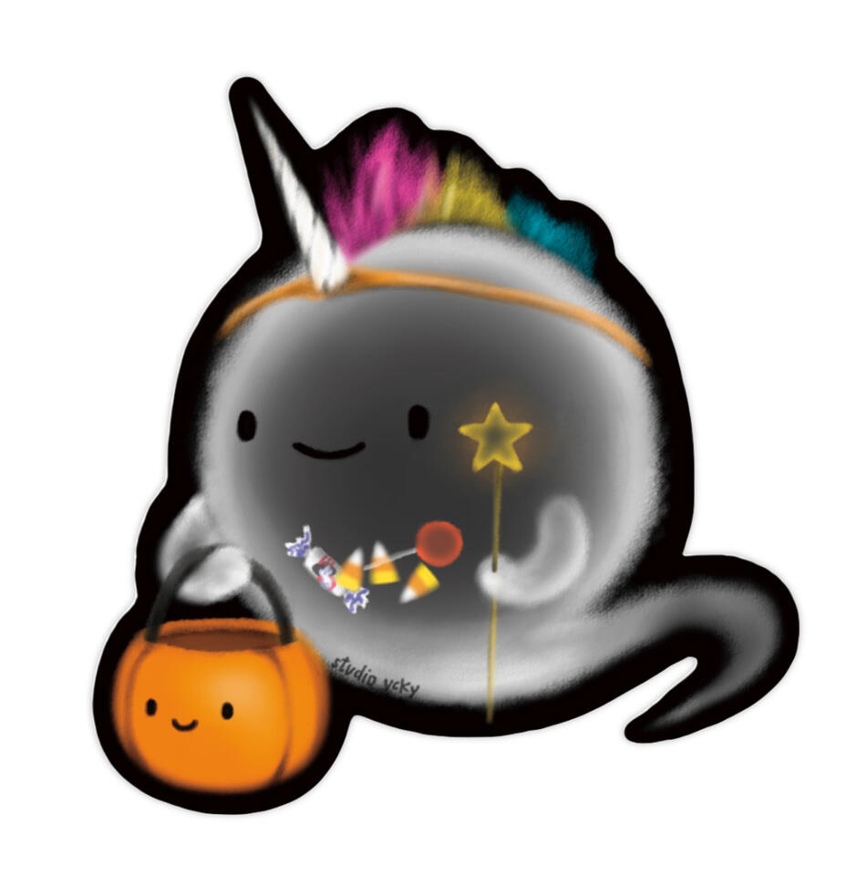 SVSTK 014 - Cute But Spooky (2.5" tall, matte)