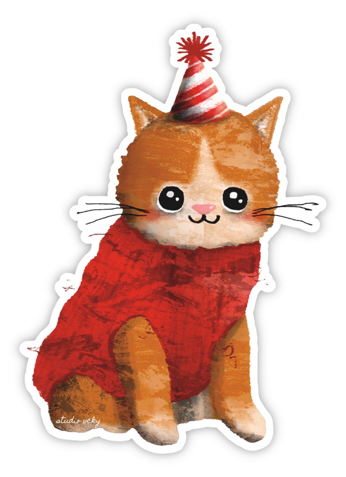 SVSTK 004 - Sweater Cat Sticker