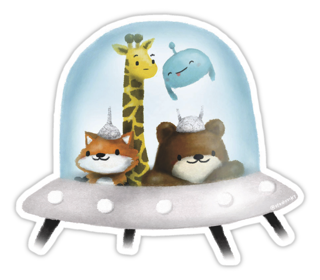 SVSTK 023 - UFO (2.5" tall, matte)