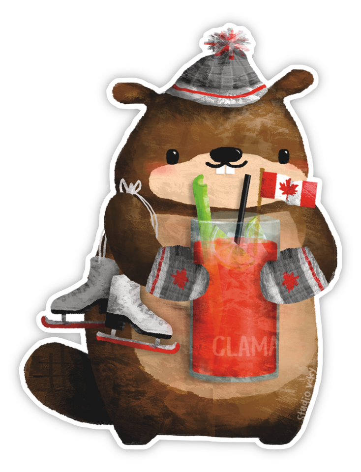 SVSTK 003 - Beaver Caesar Sticker