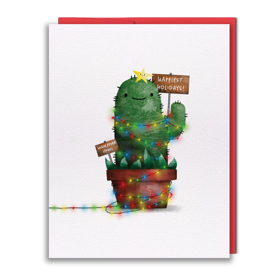 HB005b - Cactus Tree Greeting Card