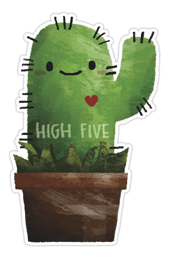 SVSTK 022 - High Five Cactus Sticker